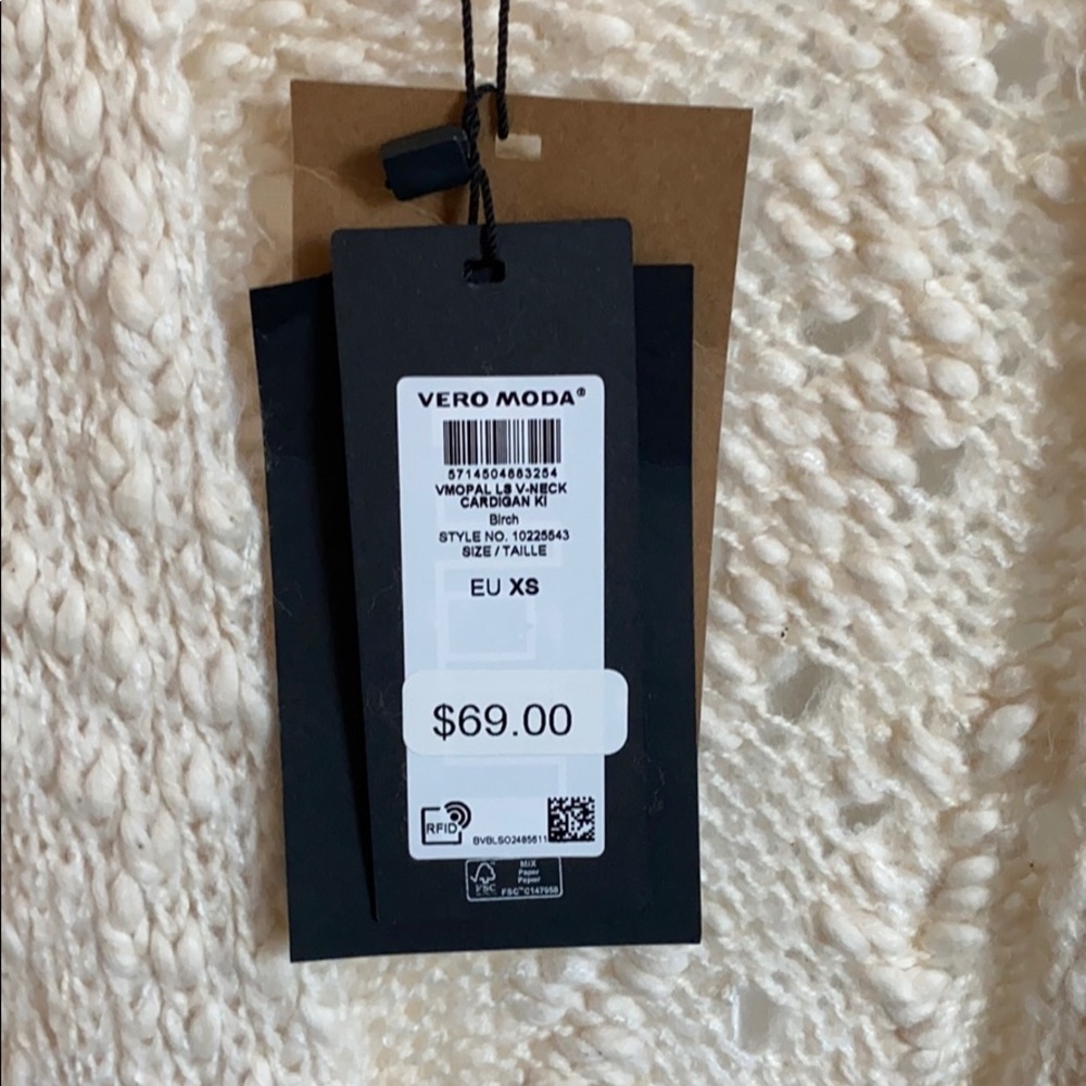 Vero Moda Opal Knit V-neck Sweater - Picture 3 of 4